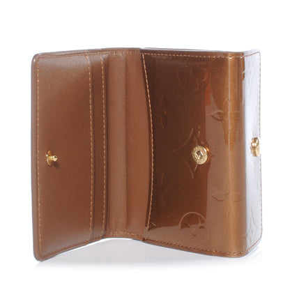 Louis Vuitton Vernis Ludlow Wallet Bronze 6 of 7