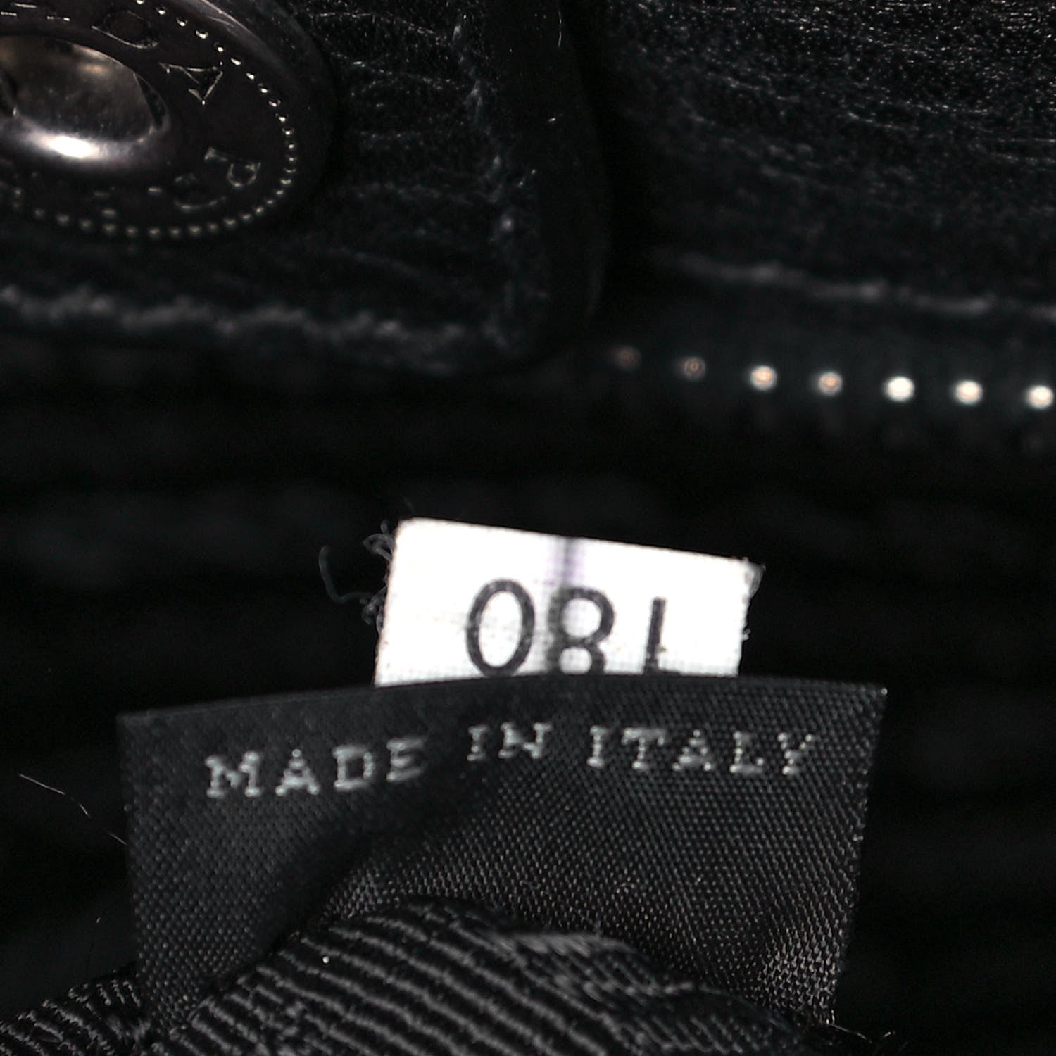 Prada Vitello Daino Tote Black 7 of 16