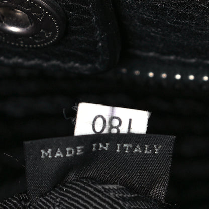 Prada Vitello Daino Tote Black 7 of 16