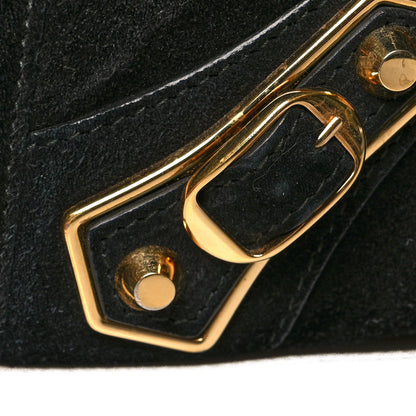 Balenciaga Baby Daim Gold Metallic Edge Hardware City Black 16 of 16