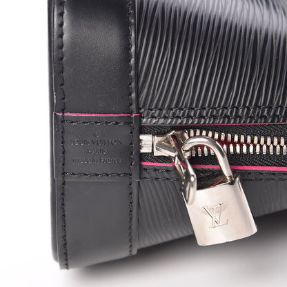 Louis Vuitton Epi Alma BB Black Hot Pink 7 of 15