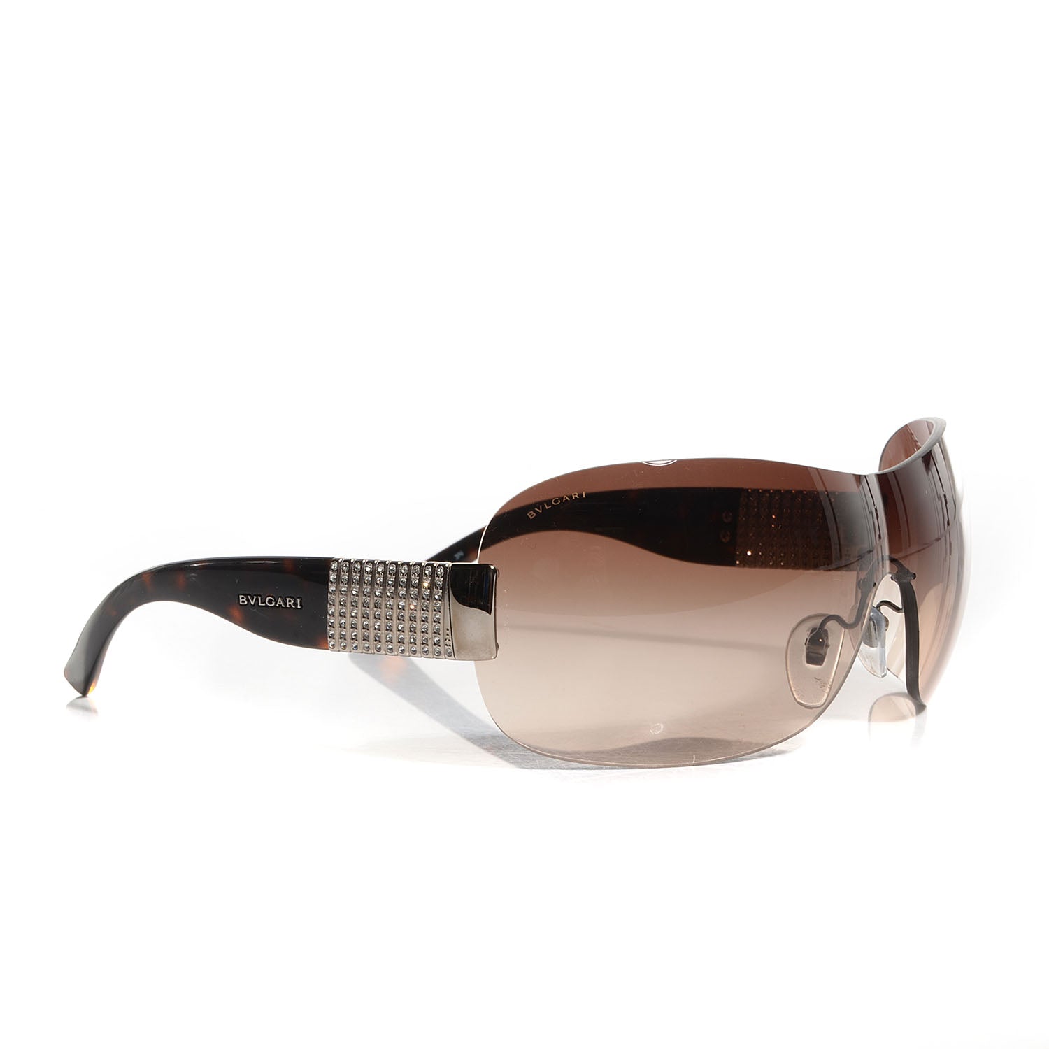 Bulgari BVLGARI Crystal Sunglasses 6030-B Brown 3 of 6
