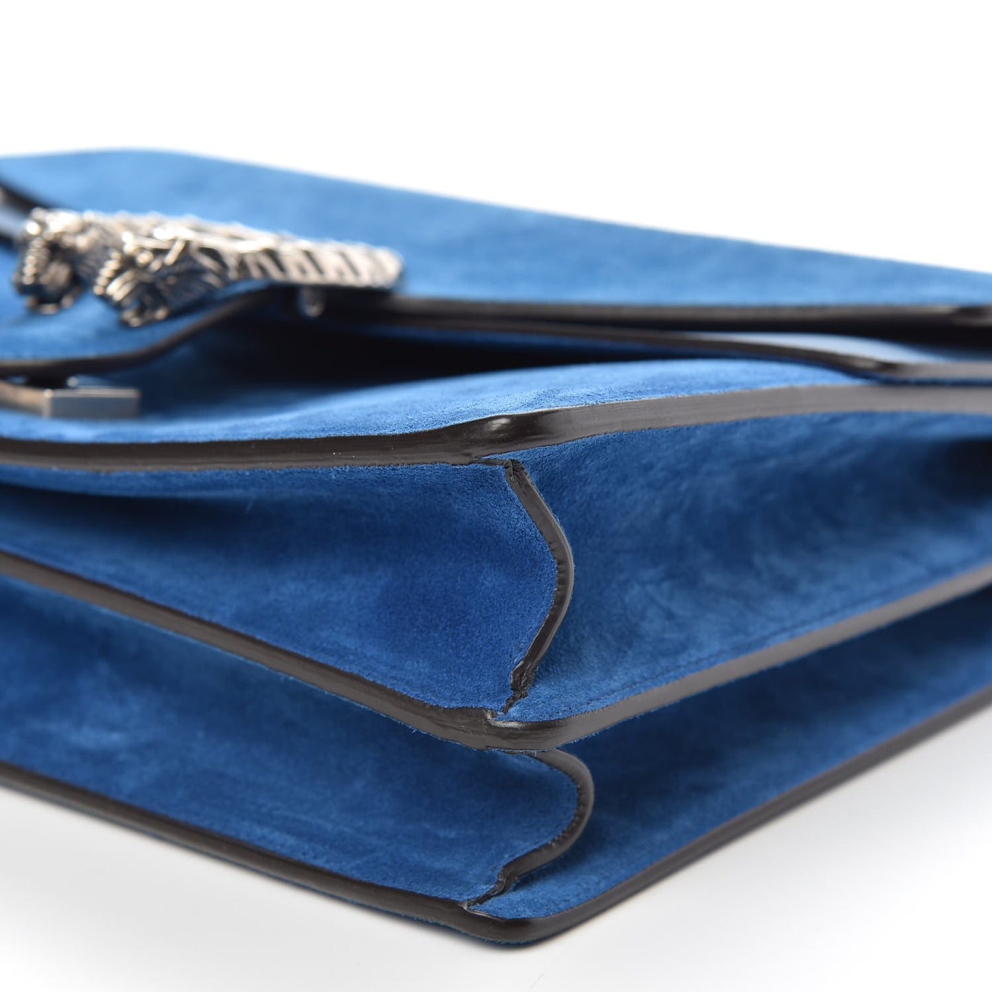 Suede Medium Dionysus Shoulder Bag Blue