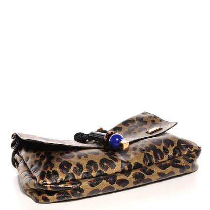 Louis Vuitton Leopard Nocturne African Queen Clutch Dore Gold 4 of 7
