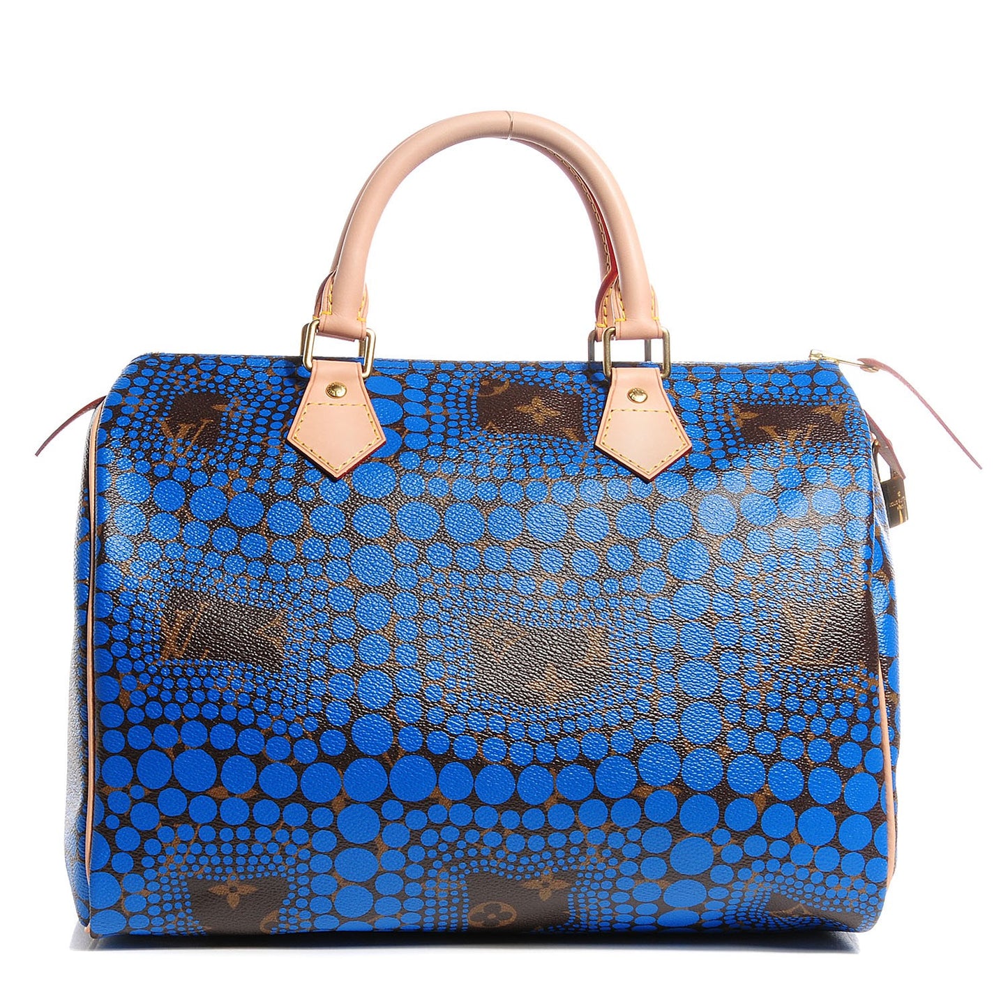 Monogram Kusama Town Speedy 30 Blue