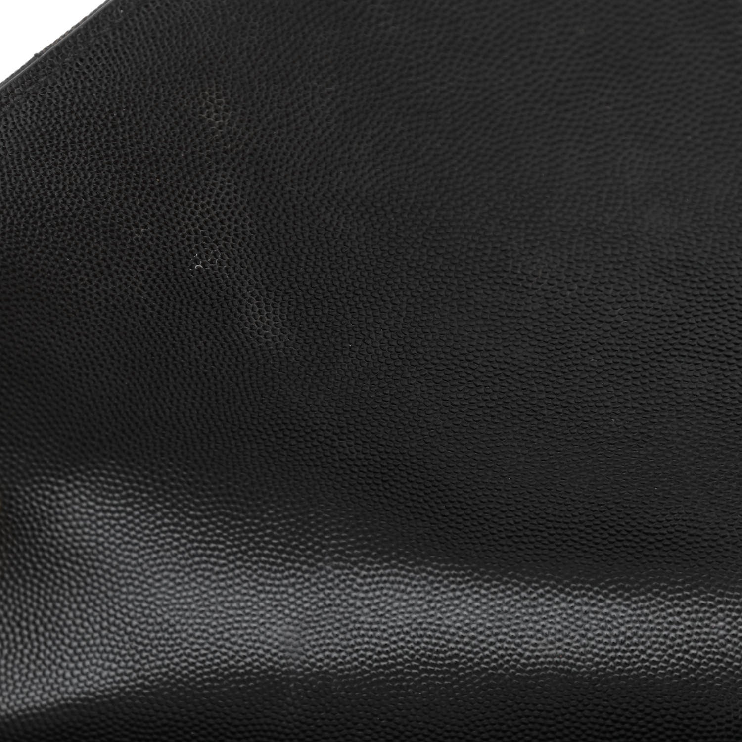 Saint Laurent Grain De Poudre Textured Mixed Matelasse Triquilt Medium Monogram Satchel Black 12 of 15