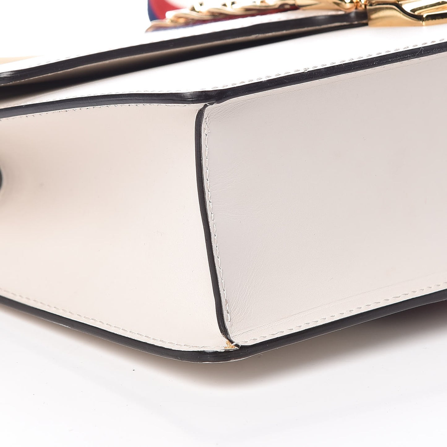 Calfskin Small Sylvie Shoulder Bag Off White