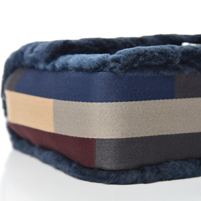 Chanel Orylag Rabbit Fur Quilted Small Single Flap Navy Blue 8 of 9