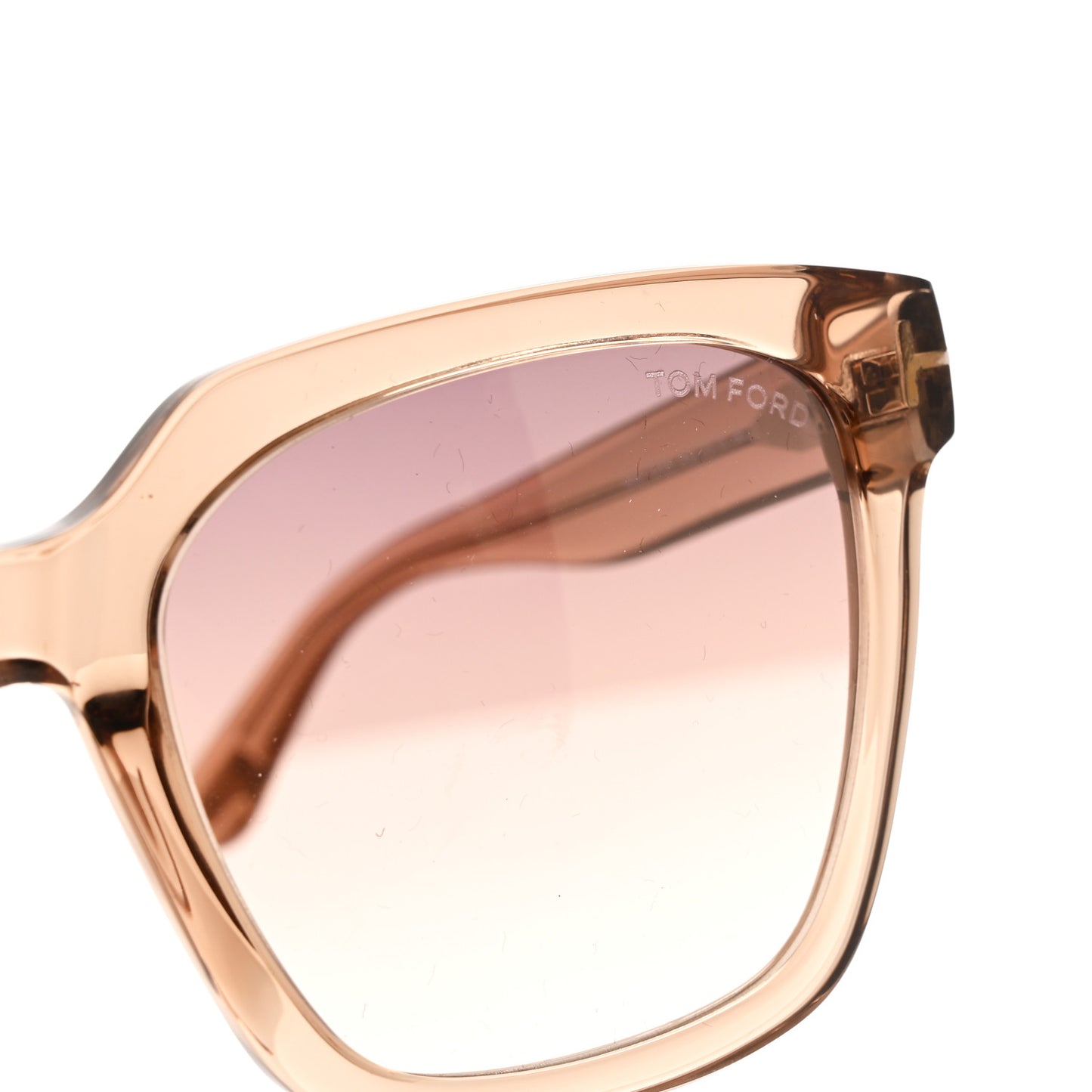 Acetate Selby Square Sunglasses TF952 Champagne