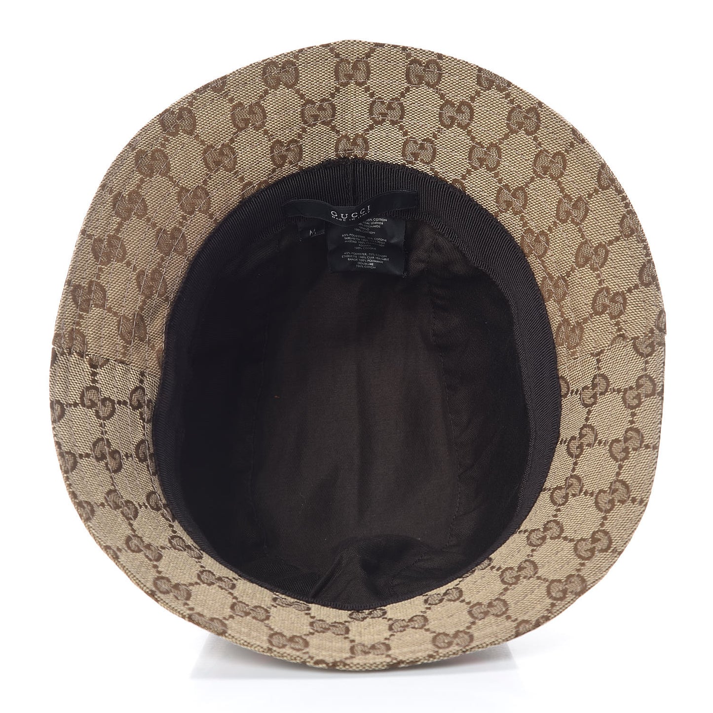 Monogram Web Bucket Hat M Brown