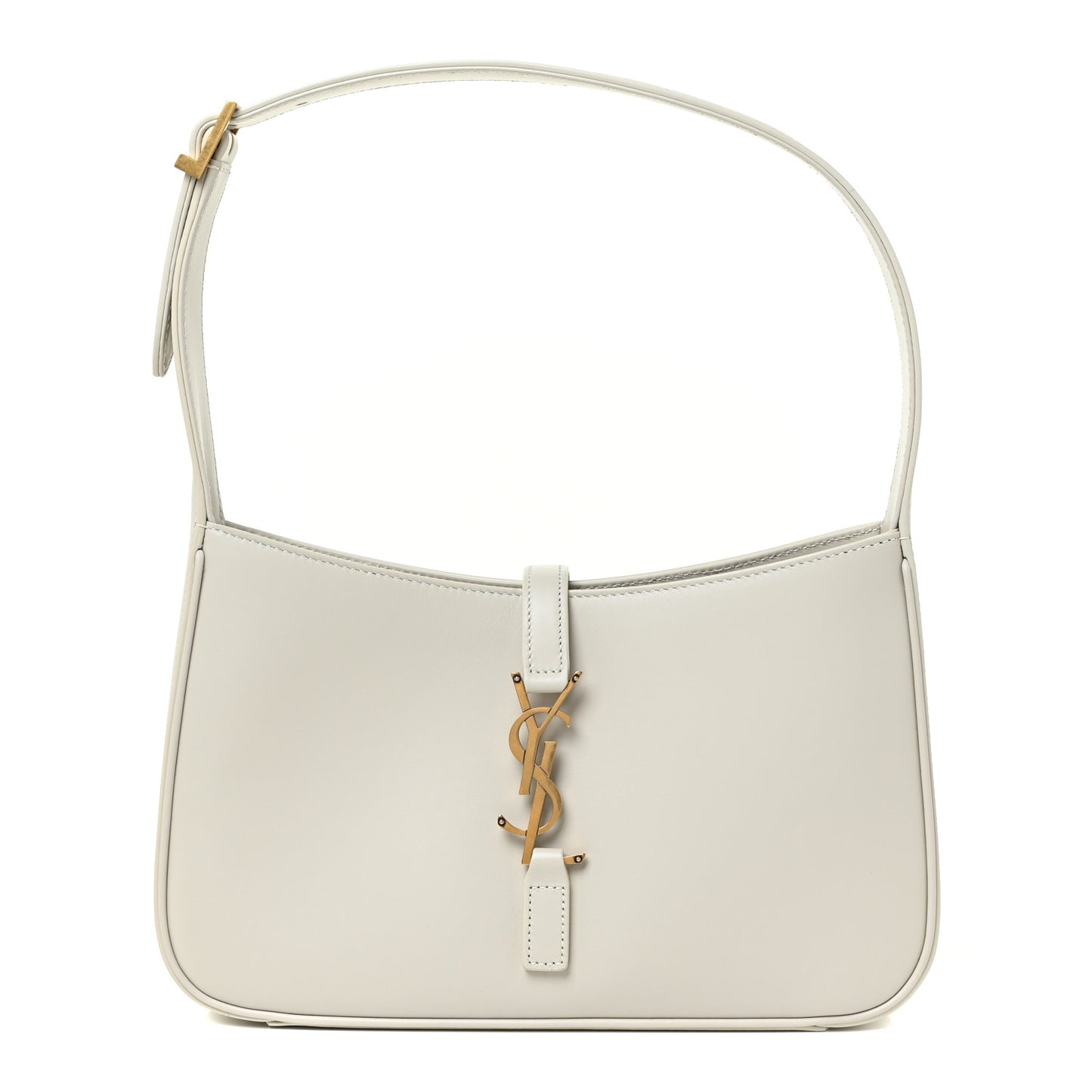 Smooth Calfskin Le 5 A 7 Hobo Blanc Vintage