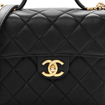Chanel Caviar Quilted Handy Box Vanity Case Black 8 of 10