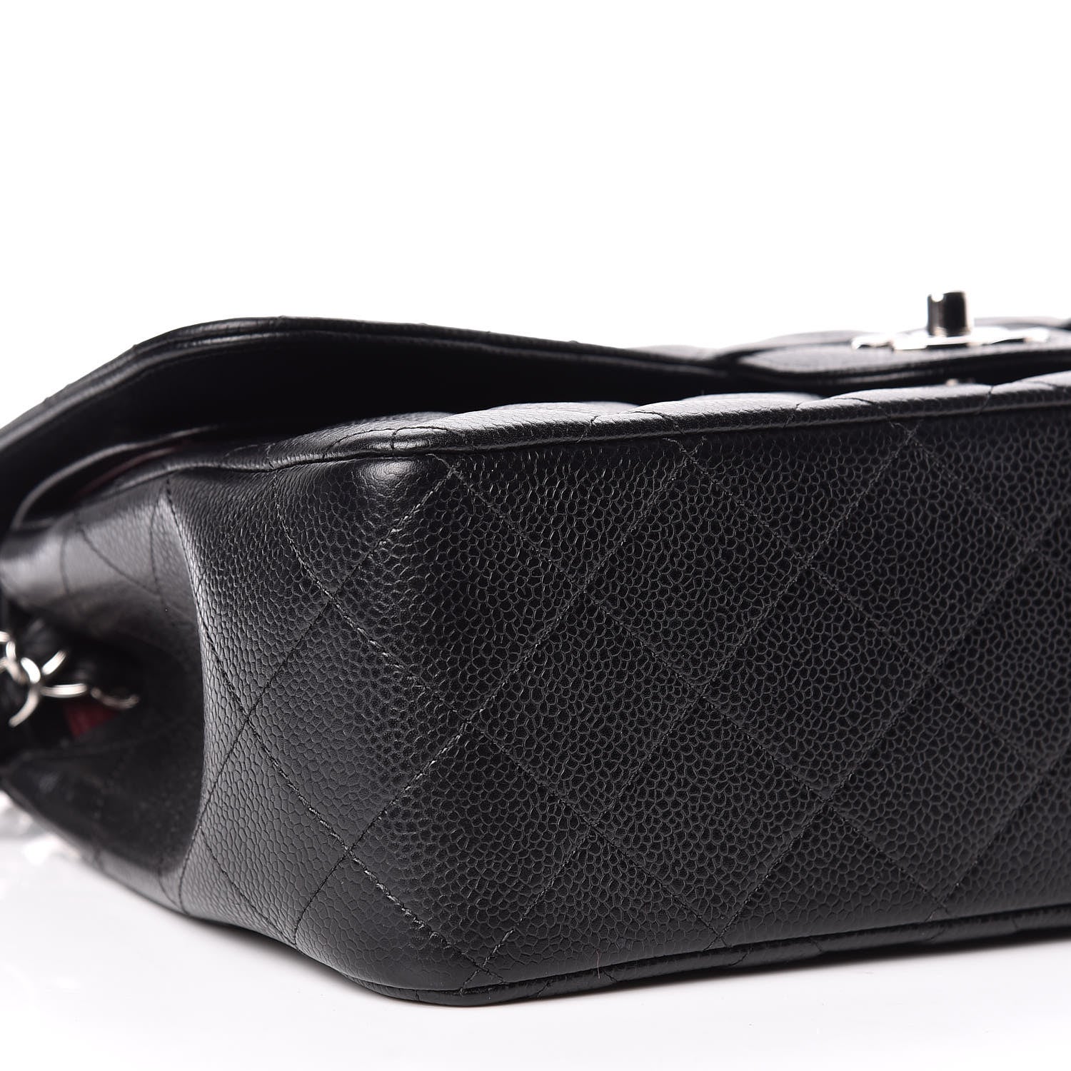 Chanel Caviar Quilted Jumbo Double Flap Black 6 of 11
