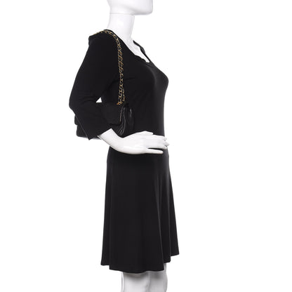 Chanel Calfskin Surpique Chevron Small Flap Black 2 of 11