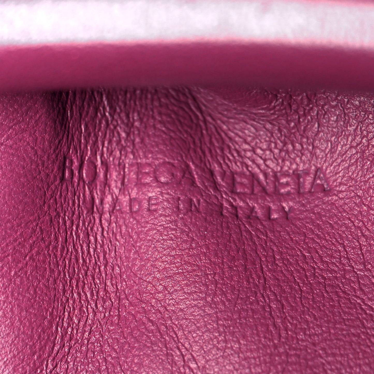 Nappa Intrecciato The Mini Pouch Cinnabar