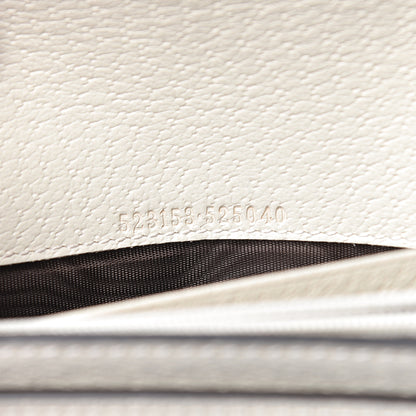 Gucci GG Supreme Monogram Flora Web Ophidia Continental Wallet White 6 of 8