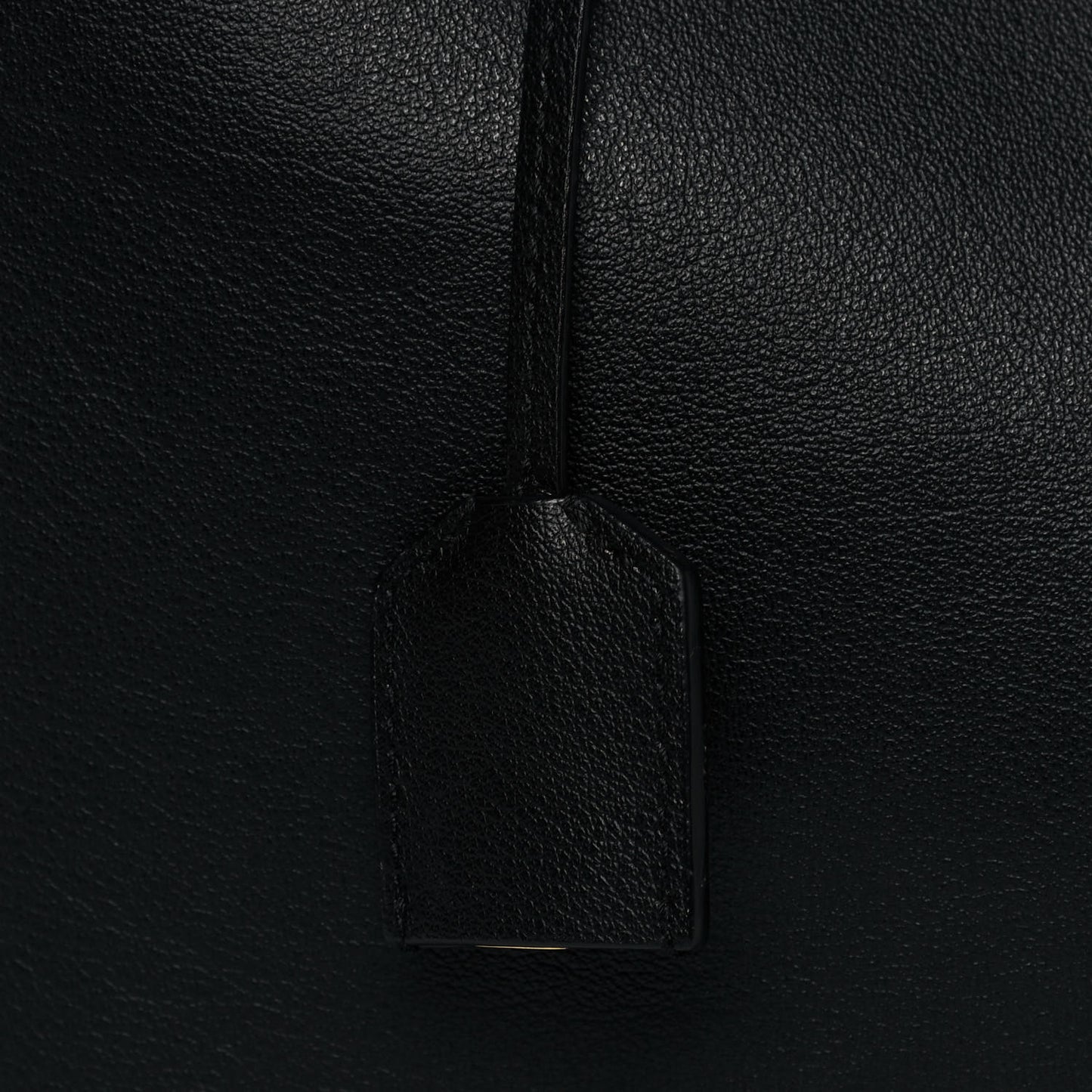 Calfskin Large Shopping Tote Black