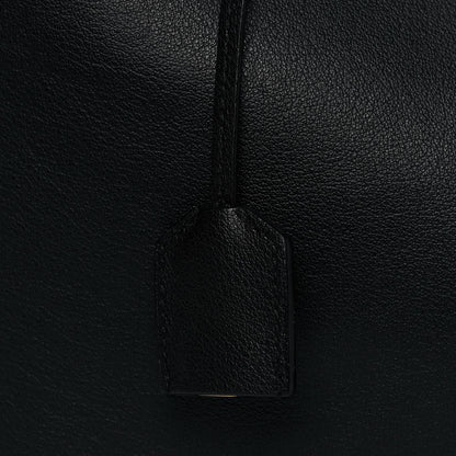 Saint Laurent Calfskin Large Shopping Tote Black 11 of 12