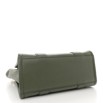 Marc Jacobs Grained Calfskin Small The Tote Bag Bronze Green 4 of 10