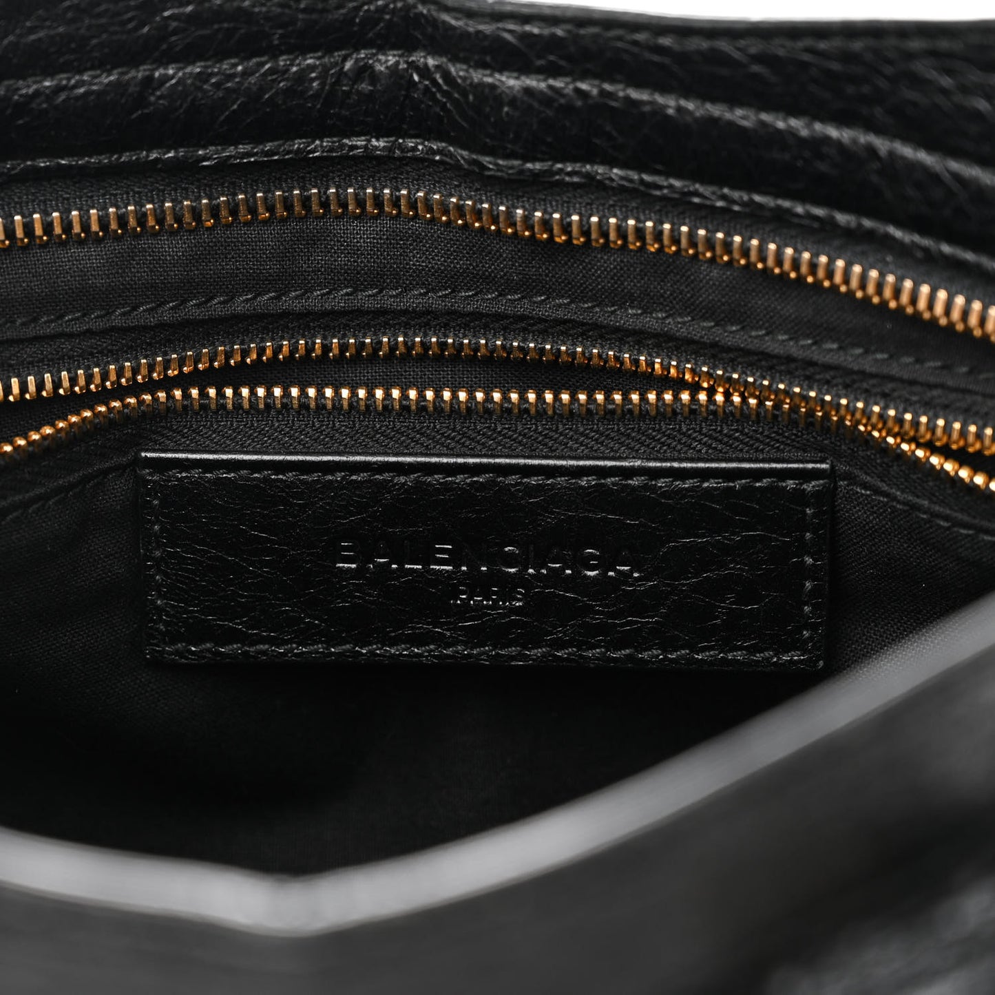 Agneau Classic Gold Hardware S City Black