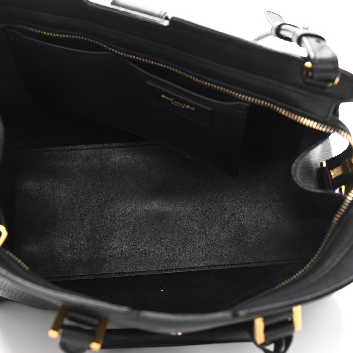 Calfskin Small Classic Y Cabas Black