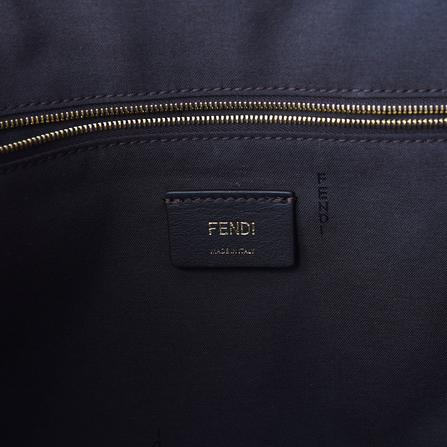 Fendi Fabric Jacquard Vitello Seta Plexiglass Pequin Gingham Large Fendi Sunshine Shopper Tote Tobacco Moro Black 9 of 11