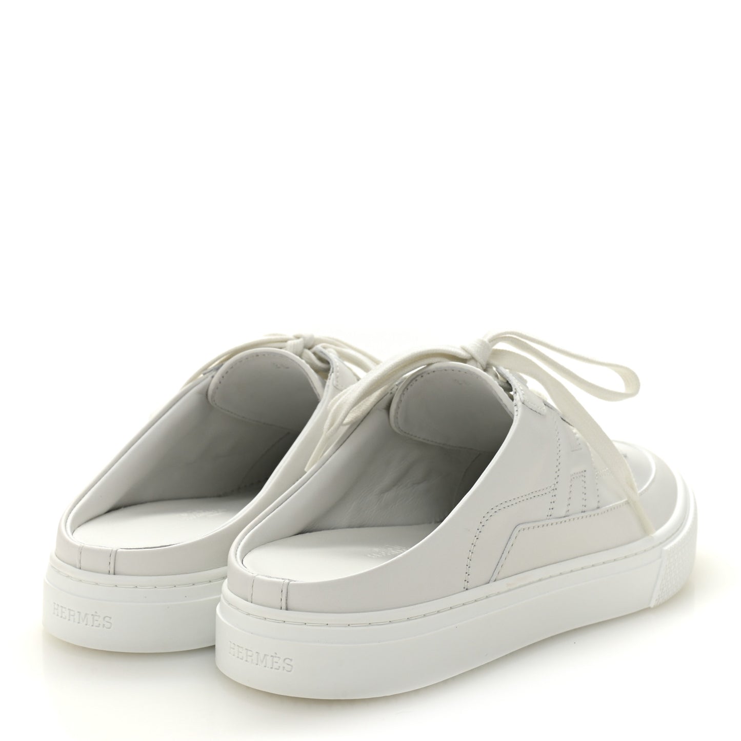 Calfskin Keep Mule Sneakers 38 White