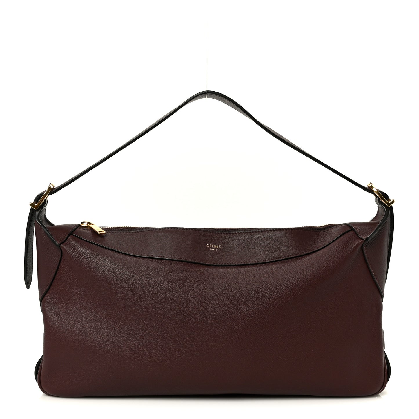 Supple Calfskin Medium Romy Shoulder Bag Hickory