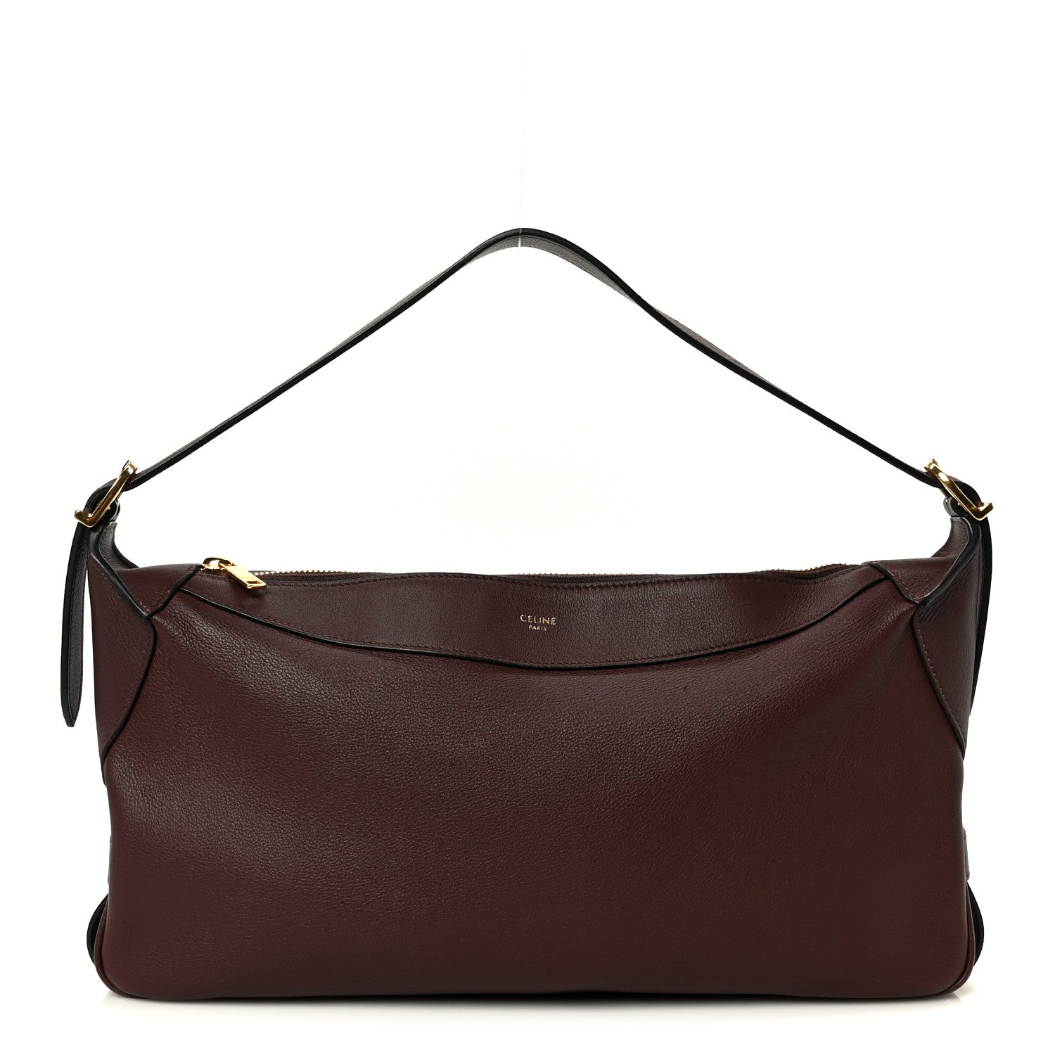 Celine Supple Calfskin Medium Romy Shoulder Bag Hickory 1 of 11