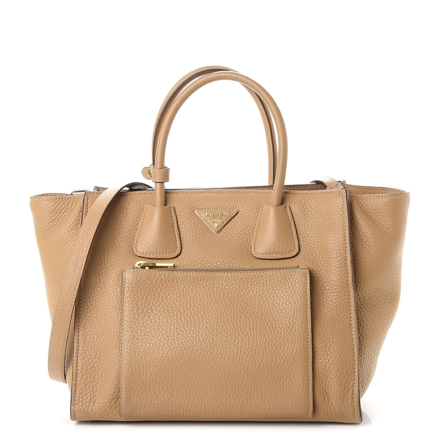 Vitello Daino Shopping Tote Sughero