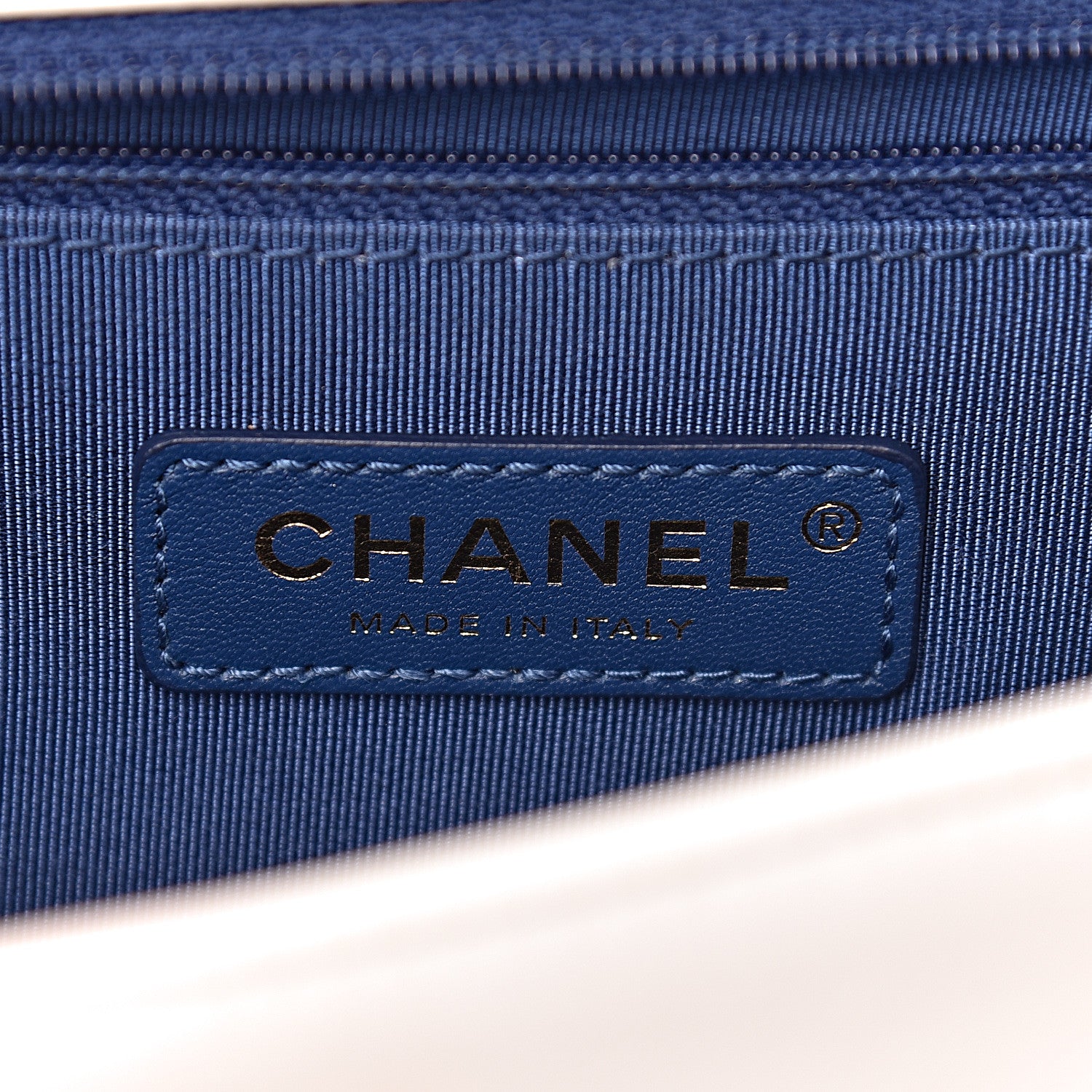 Chanel Sequin Canvas New Medium Cuba Boy Flap White Blue Red 6 of 20