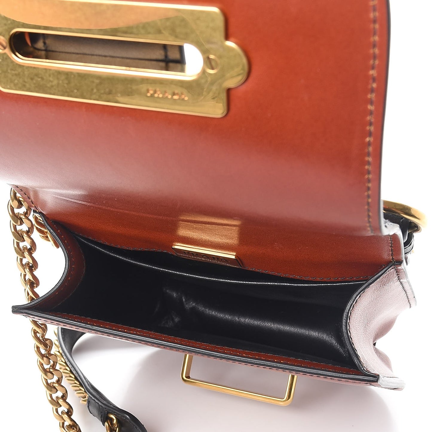 City Calf Saffiano Pionniere Bag Cotto Black