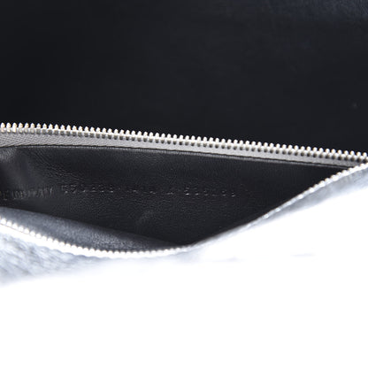 Balenciaga Calfskin Logo Matelasse M BB Round Shoulder Bag Silver 8 of 13