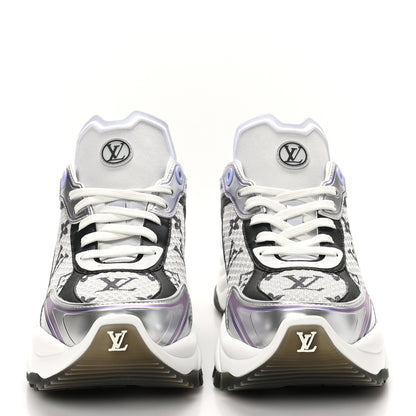 Louis Vuitton Monogram Calfskin Run 55 Sneakers 39.5 Lilac 3 of 10