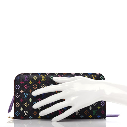 Louis Vuitton Monogram Multicolor Insolite Wallet Black Violet 2 of 6