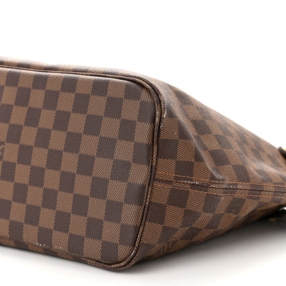 Louis Vuitton Damier Ebene Neo Neverfull MM Rose Ballerine 10 of 18