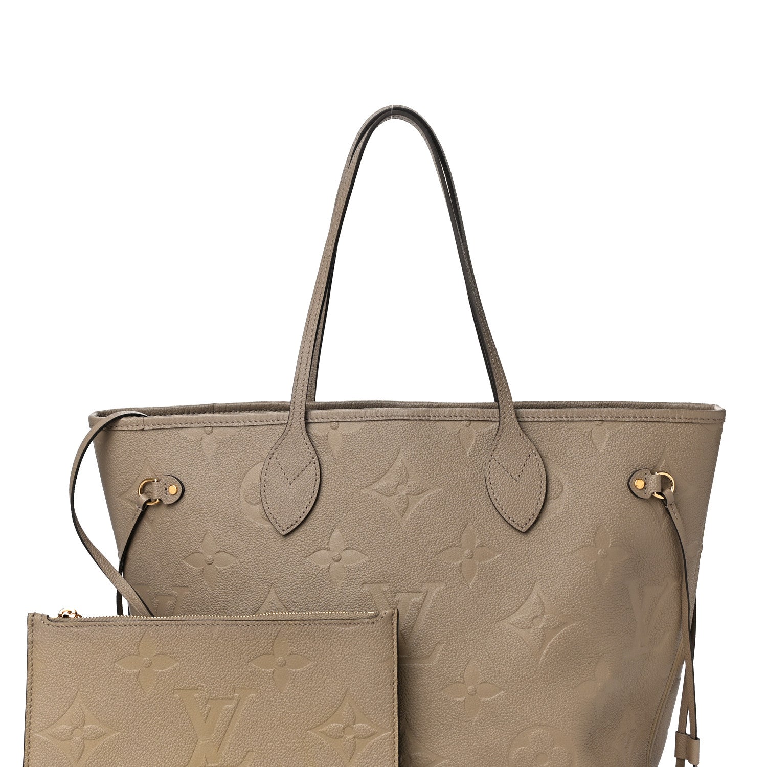Louis Vuitton Empreinte Monogram Giant Neverfull MM Tourterelle 8 of 11