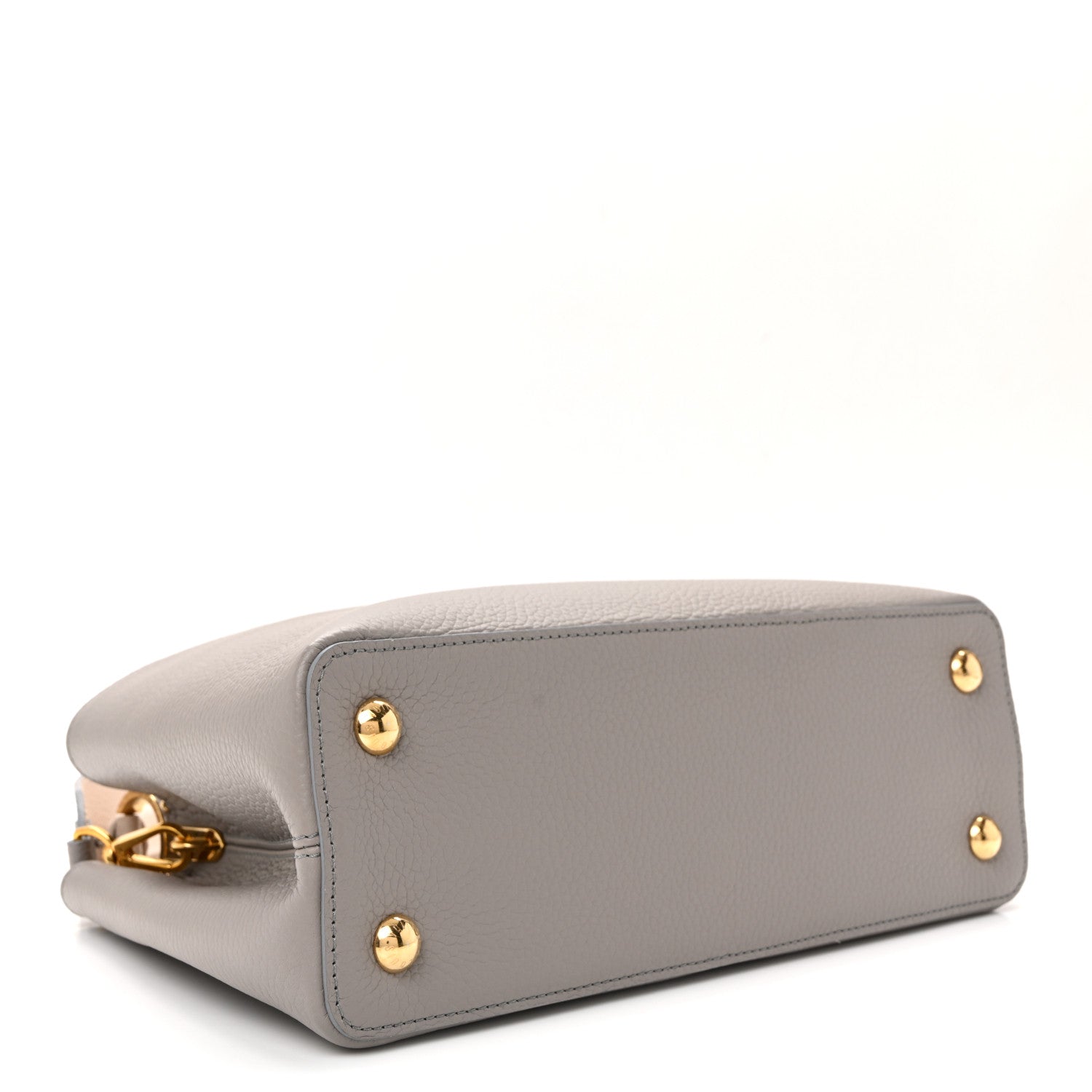 Louis Vuitton Taurillon Capucines MM Steeple Gray 4 of 9