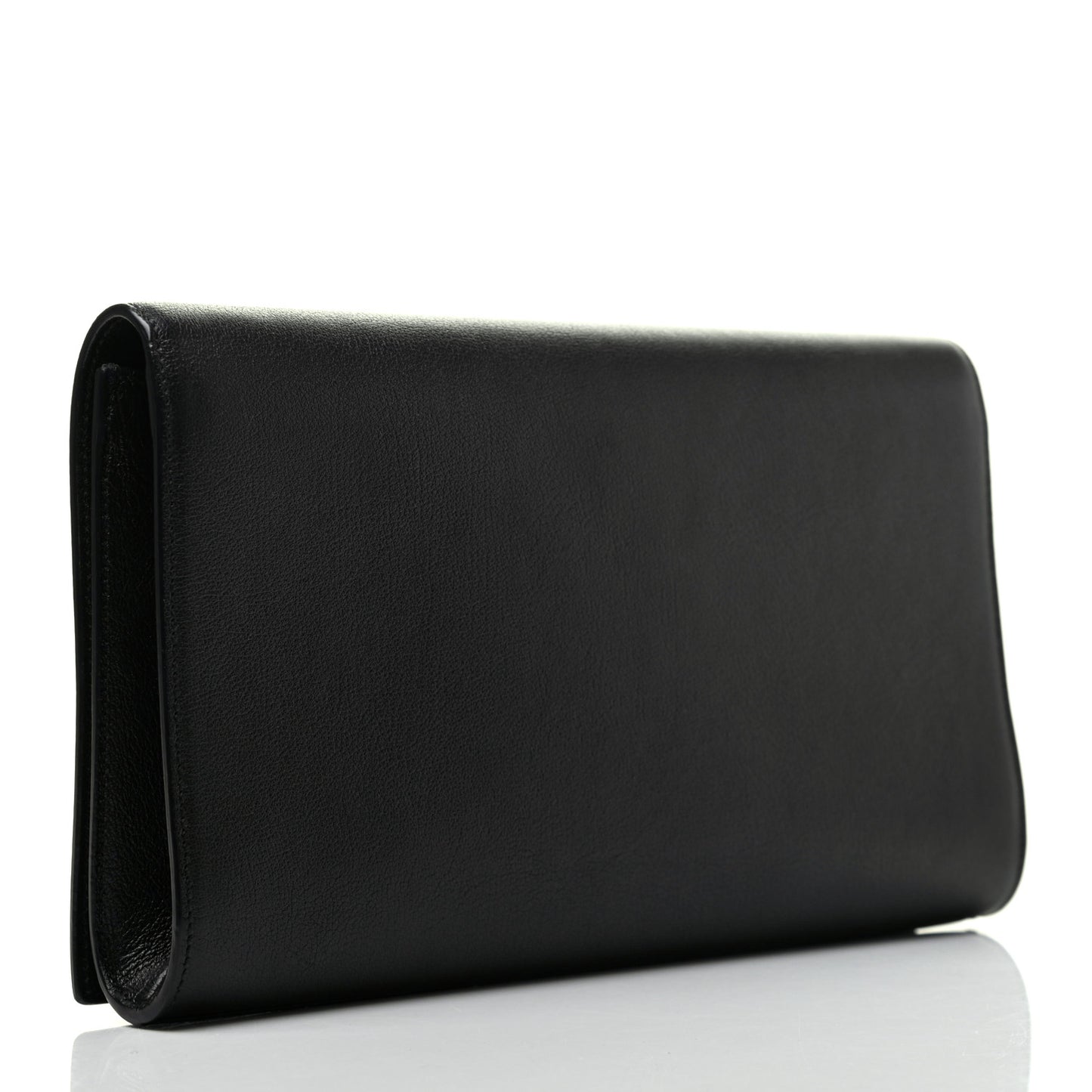 Calfskin Monogram Large Belle De Jour Clutch Black