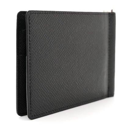 Louis Vuitton LOUIS VUITTON Taiga Pince Wallet Black 3 of 6