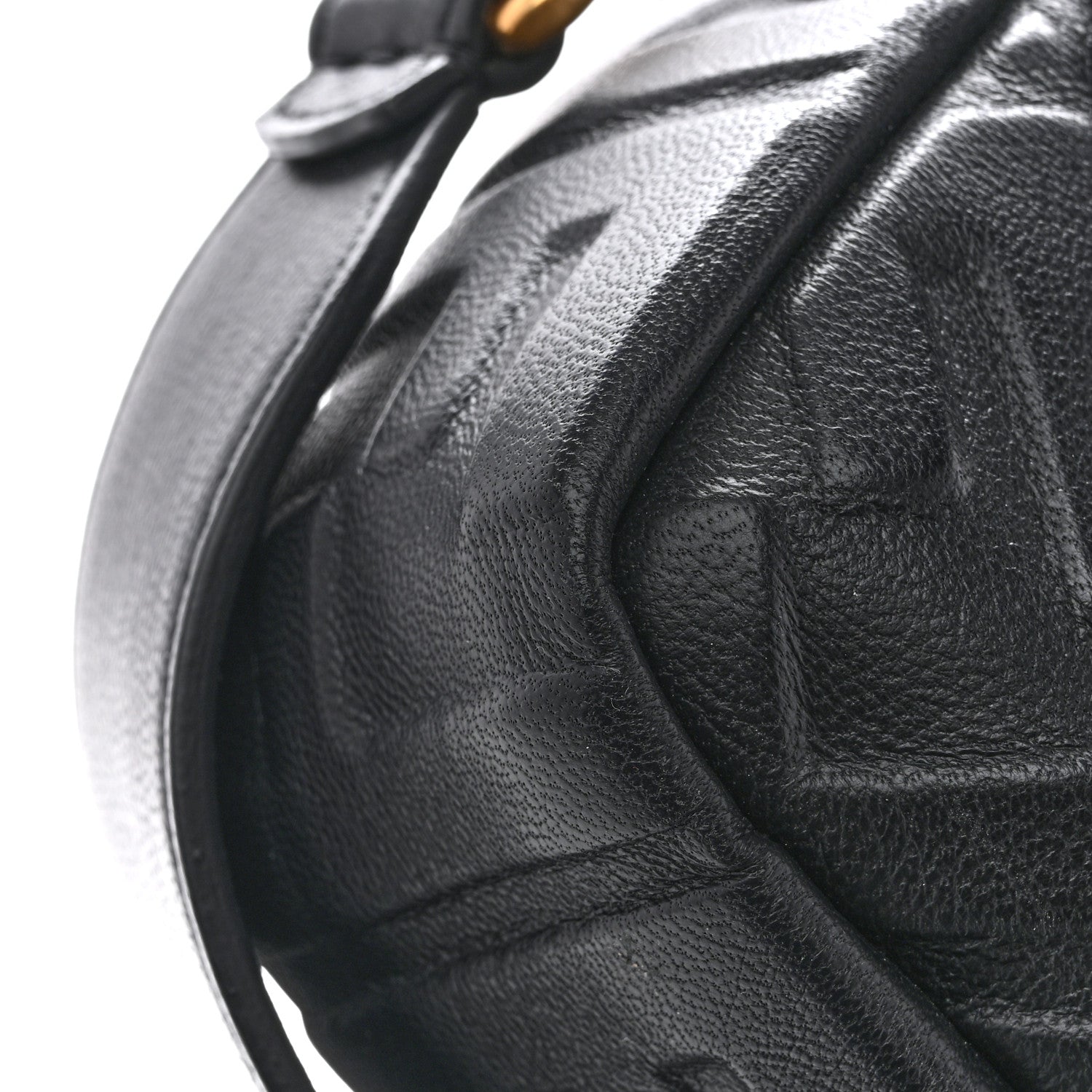 Fendi Nappa FF 1974 Embossed Baguette Black 13 of 14