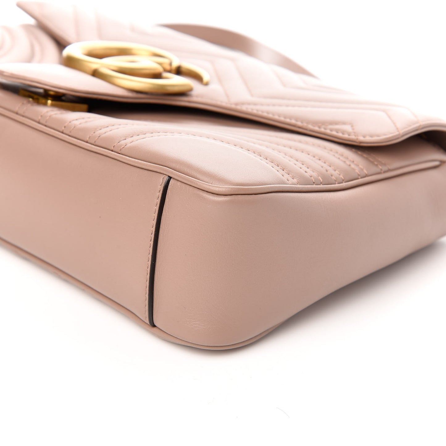 Calfskin Matelasse Medium GG Marmont Shoulder Bag Porcelain Rose