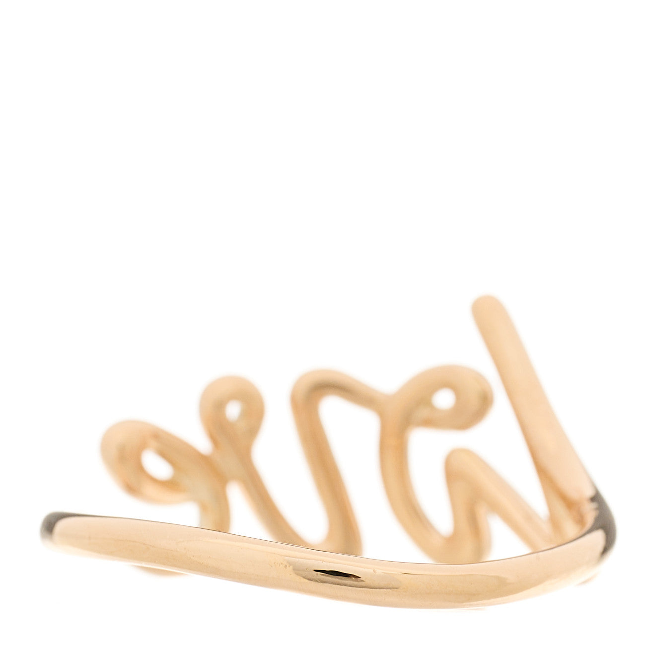 18K Rose Gold Paloma's Graffiti Love Ring 54 7