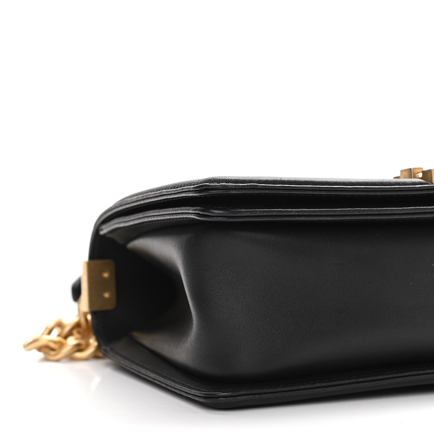 Chanel Lambskin Quilted Medium Boy Flap Black 9 of 10