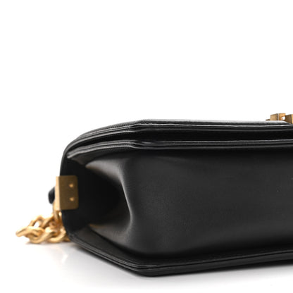 Chanel Lambskin Quilted Medium Boy Flap Black 9 of 10