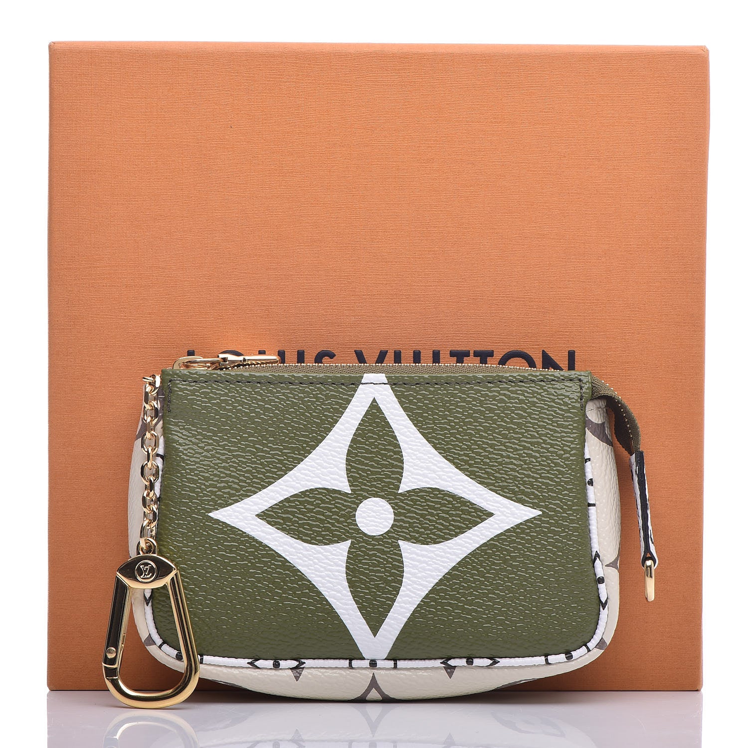 Louis Vuitton Monogram Giant Micro Pochette Accessories Kaki White 8 of 8