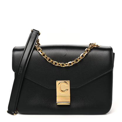 Celine Shiny Calfskin Medium C Bag Black 1 of 10