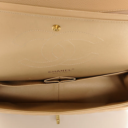 Chanel Caviar Quilted Jumbo Double Flap Beige Clair 5 of 7