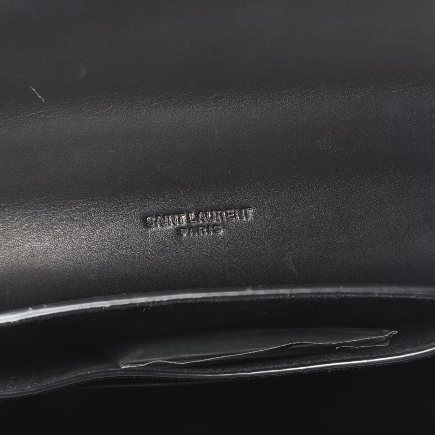 Saint Laurent Smooth Calfskin Mini Classic Monogram Kaia Satchel Black 6 of 15