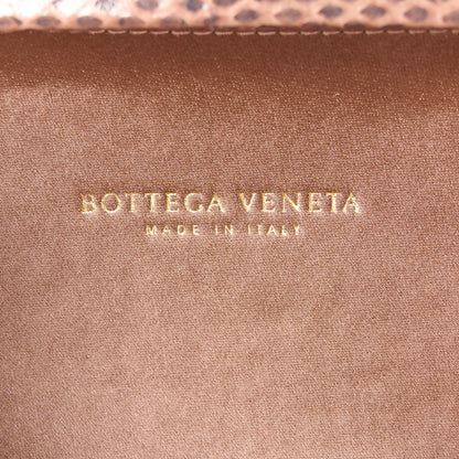 Bottega Veneta Satin Intreccio Impero Ayers Knot Clutch Blush 6 of 9